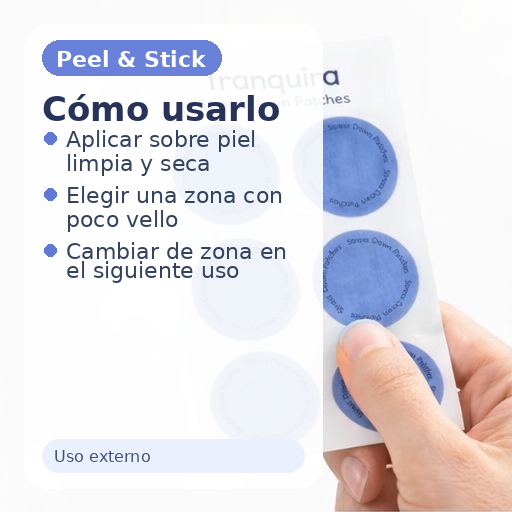 Tranquira™ — Parches para el Estrés y la Ansiedad